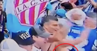 Topless Argentinian fan faces jail time in Qatar after stripping off to celebrate her country World Cup final victory