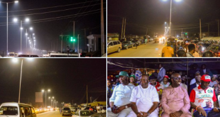 Twitter users tackle Edo state Gov, Godwin Obaseki, for holding a ceremony to commisson street lights