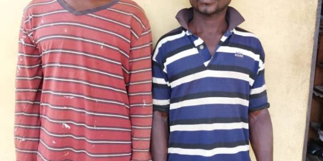Two brothers arrested in Ogun for allegedly kidnapping woman and her 9-year-old son for ritual