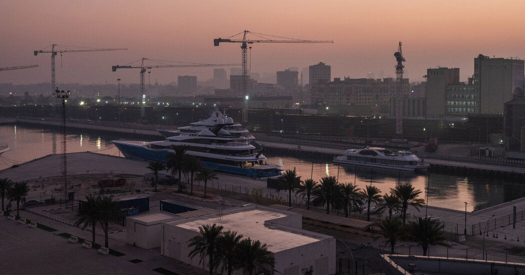 U.S. Eyes $156 Million Yacht in Dubai Linked to a Russian Oligarch