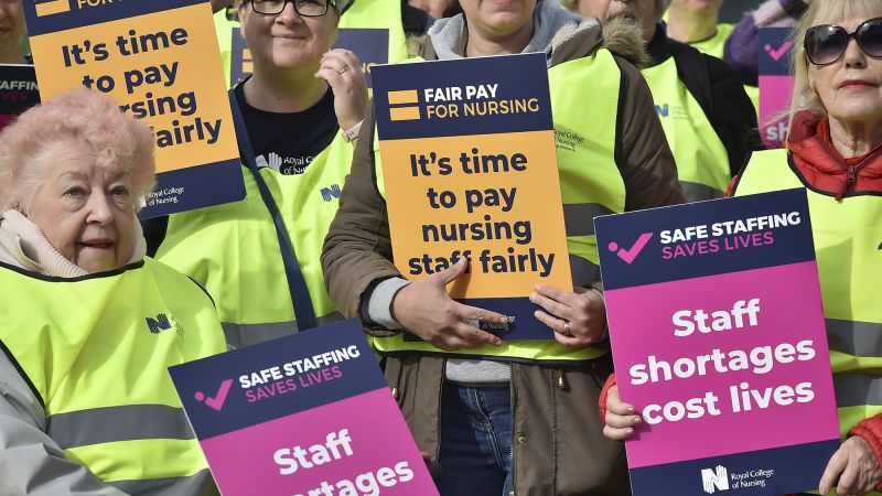 'Unprecedented' strike: 100,000 UK nurses set to walk off the job | CNN Business