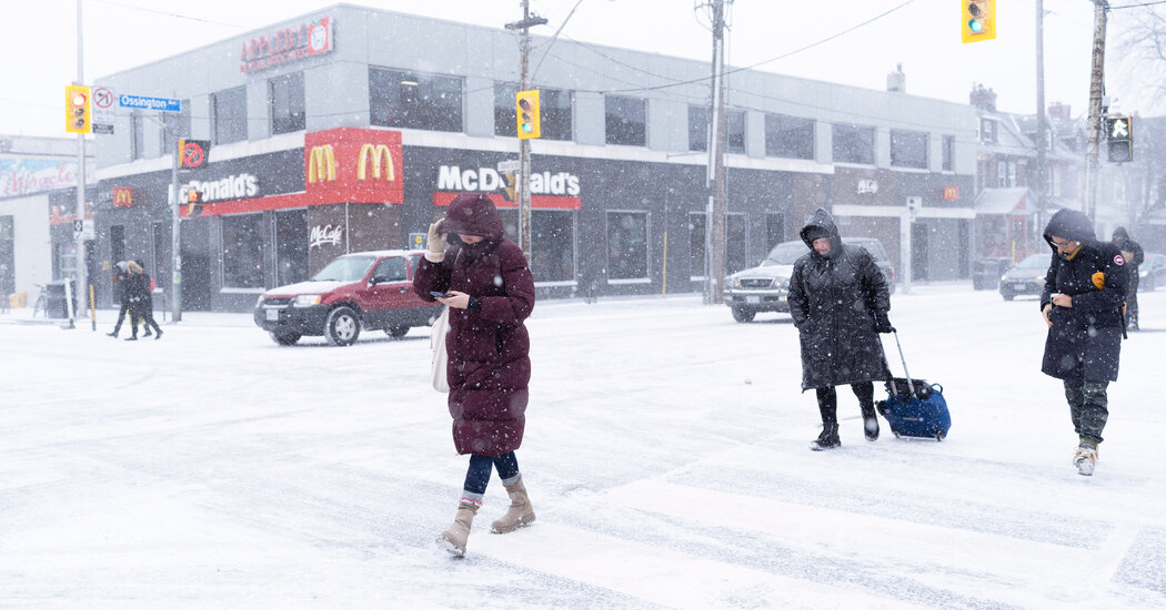 Video: Winter Weather Wreaks Havoc Across Canada