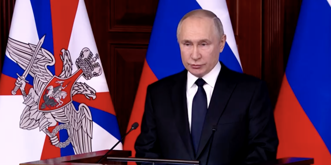 "War in Ukraine was inevitable, it's better today than tomorrow " - President Putin claims