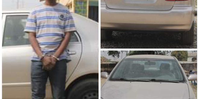 Bauchi police arrest notorious car snatcher