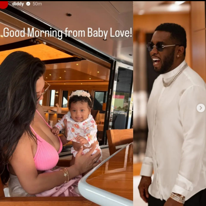 Billionaire mogul, Diddy took two baby mamas and his girlfriend on a New Year Yacht cruise to St Barths (photos)
