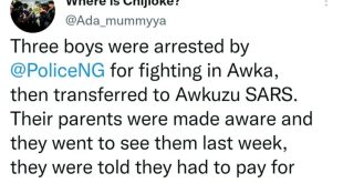 Boy arrested for fighting allegedly dies in police custody in Anambra
