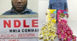 Brazil returnee arrested with 105 parcels of cocaine in candies on Christmas Day (photos/video)