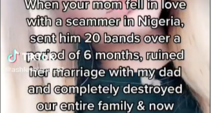 Caucasian lady recounts how her mother?s affair with a Nigeria scammer destroyed her family (video)