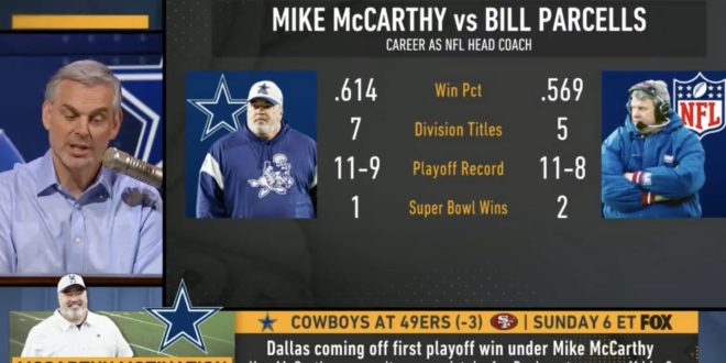 Colin Cowherd Compares Mike McCarthy to Bill Parcells, Bill Belichick, Other Great NFL Coaches