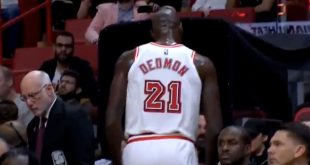 Dewayne Dedmon Ejected For Throwing a Message Gun Onto the Court After Arguing With Erik Spoelstra