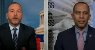 Even Chuck Todd Appears To Be Looking Ahead To When Hakeem Jeffries Is Speaker