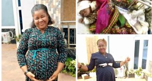 Family members celebrate as Nigerian woman gives birth to twins after 20 years of waiting