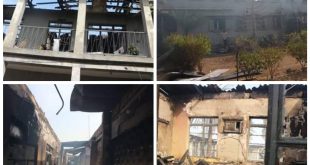 Fire guts Kano State Police Command headquarters (photos)