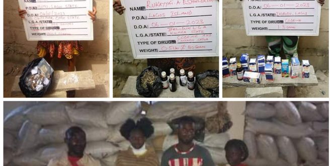 Five women and 7 men arrested as NDLEA seizes 3,975kgs skunk, 58,200 tramadol pills in raids