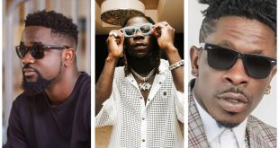 'I will like to see myself, Shatta Wale, and Stonebwoy go on a world tour,' Sarkodie says