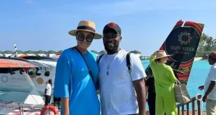 Jay Jay Okocha celebrates 25th wedding anniversary with his wife