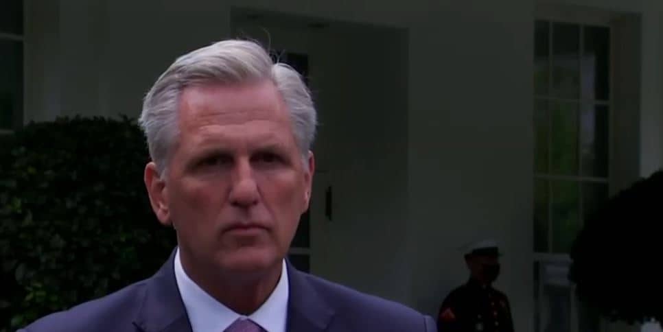 Kevin McCarthy claims no one is questioning the legitimacy of the election