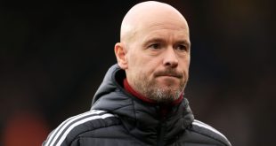 Manchester United manager Erik ten Hag during the Premier League match between Wolverhampton Wanderers and Manchester United on 31 December, 2022 at Molineux in Wolverhampton, United Kingdom.