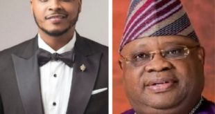 'My father remains the governor of Osun State' - Gov. Adeleke's son, Sina Rambo reacts after Osun tribunal verdict