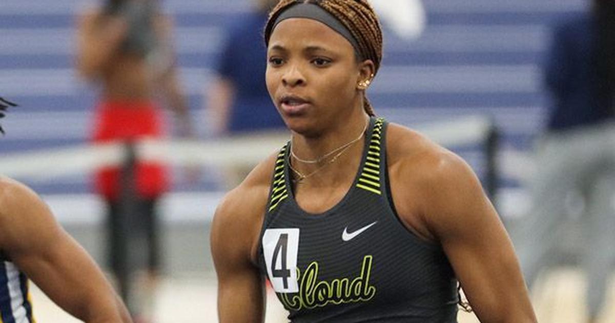 NCAA: Miracle Thompson rewrites her 60m Hurdles Cloud County College School Record