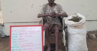NDLEA arrests notorious physically challenged drug dealer with 6.2kgs of cannabis in Edo