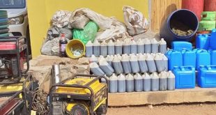 NDLEA dismantles clandestine skuchies lab in Ogun, recover equipment used to mass produce the dangerous new psychoactive substance (video)