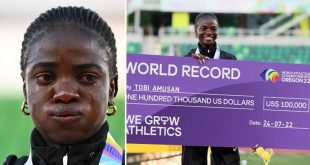OPINION: Tobi Amusan's journey to sporting immortality has only begun