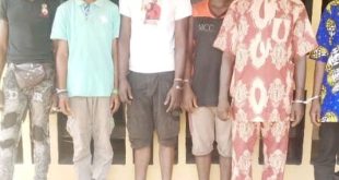 Police intercept 6 suspected bandits with dangerous weapons in Rivers