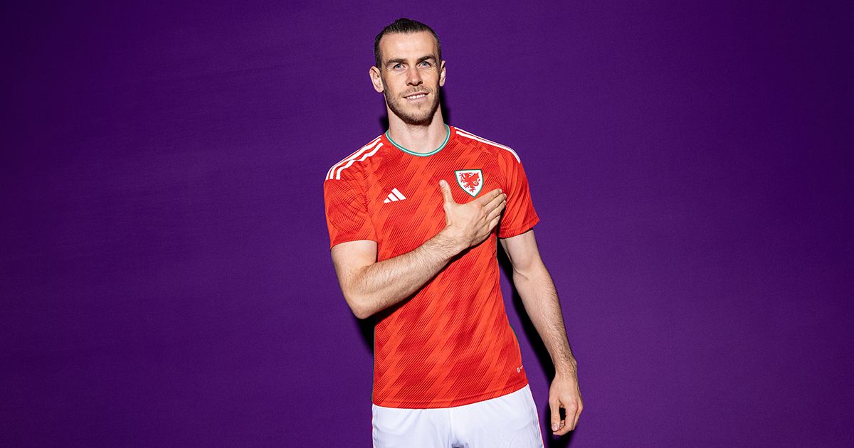 Gareth Bale of Wales poses during the official FIFA World Cup Qatar 2022 portrait session on November 16, 2022 in Doha, Qatar.