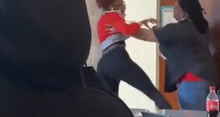 Student physically attacks teacher in front of her entire class (video)