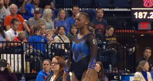 Thomas adds to school record with Perfect 10 on floor - ESPN Video