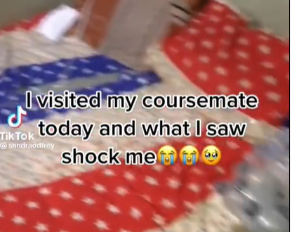 TikTok user shocked to see coursemate convert her hostel room to a grocery store (video)