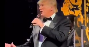 Trump at his New Year's Eve party at Mar-a-Lago