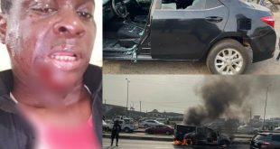 Update: Police confirm one dead in Ojota crisis, says two police officers were shot at by the Yoruba nation agitators (photos)