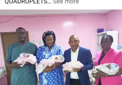 37-year-old Nigerian woman gives birth to quadruplets after 11 years of waiting