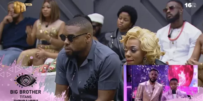 'BBTitans': Ebuka shakes tables during eviction show...as usual