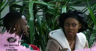 'BBTitans': Wahala as Yemi defends teammate Nellisa from 'lover' Blue Aiva