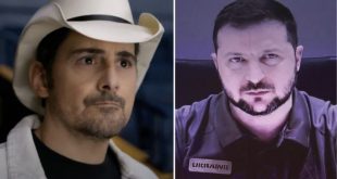Country Star Brad Paisley Teams Up with Ukraine's President Volodymyr Zelenskyy on New Song 'Same Here'