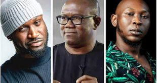 'Grammy nominee wey dey live for trenches' - Peter Okoye blasts Seun Kuti for comments about Peter Obi