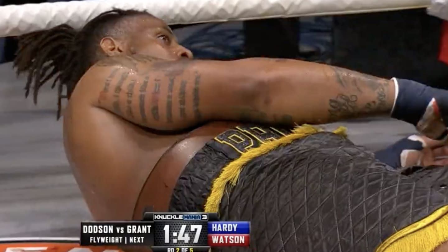 Greg Hardy Got Knocked Out in his Bare Knuckle Fighting Debut