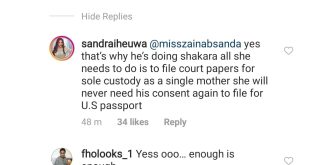 It will be over my dead body that I let you win - Tonto Dikeh continues to drag Olakunle Churchill, accuses him of stealing their son