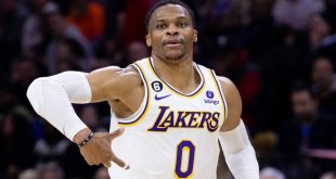 russell westbrook lakers embrace