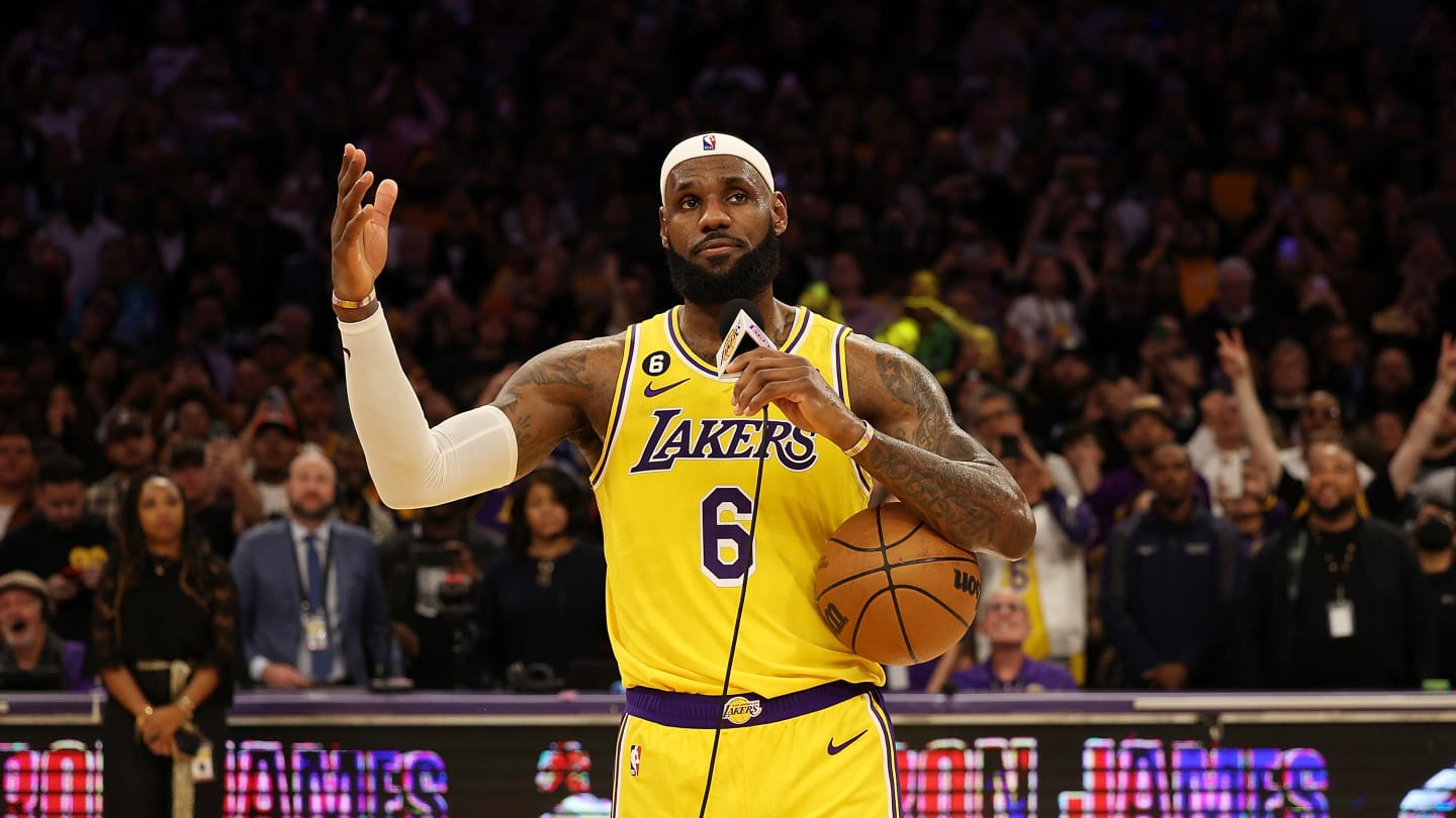 LeBron James Dropped an F-Bomb in His Speech After Breaking Kareem's Record