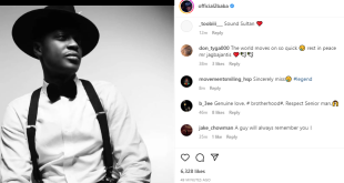 Miss u madly - Singer 2face remembers his late friend and colleague, Sound Sultan