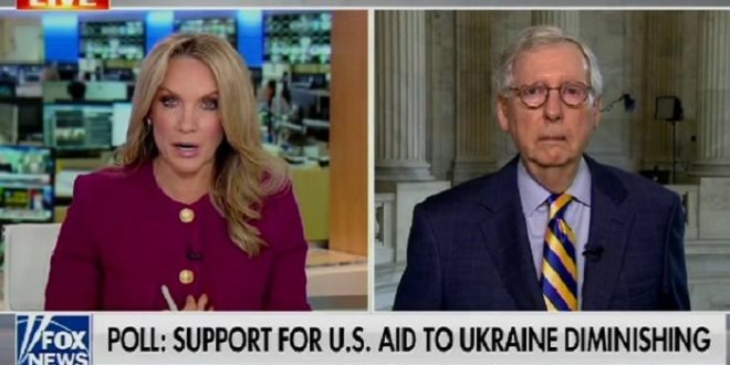 Mitch McConnell Feels He Needs to 'Explain to the American People' Why Ukraine is the 'Most Important' Thing in the World
