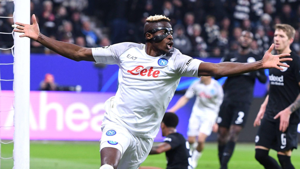 Osimhen on target again in comfortable victory over Frankfurt