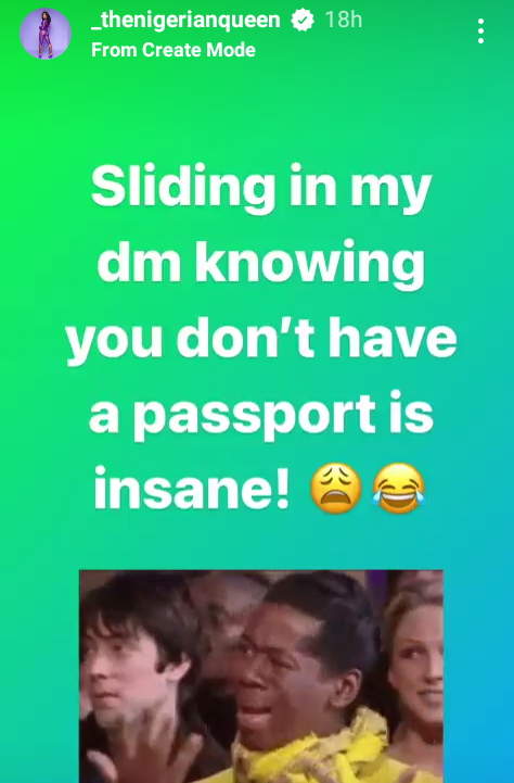 "Sliding in my DM knowing you don't have a passport is insane" - Nigerian-American basketball player, Ezinne Kalu