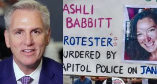 Speaker McCarthy Defends Police Officer Who Killed Ashli Babbitt: He 'Did His Job'