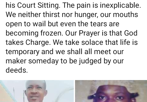 "The pain is inexplicable" - Journalist and sister of Imo judge shot dead by gunmen in court, mourns