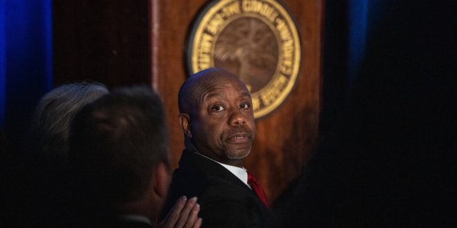 Tim Scott Weighs 2024 Run, Selling Unity to a Party Eager for a Fight